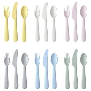 Ikea KALAS Plastic Kids Utensils Set